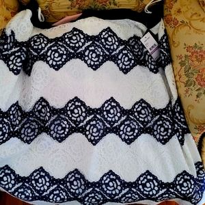 Nine west lace pencil skirt